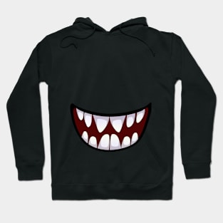 Big and scary monster's mouth Hoodie